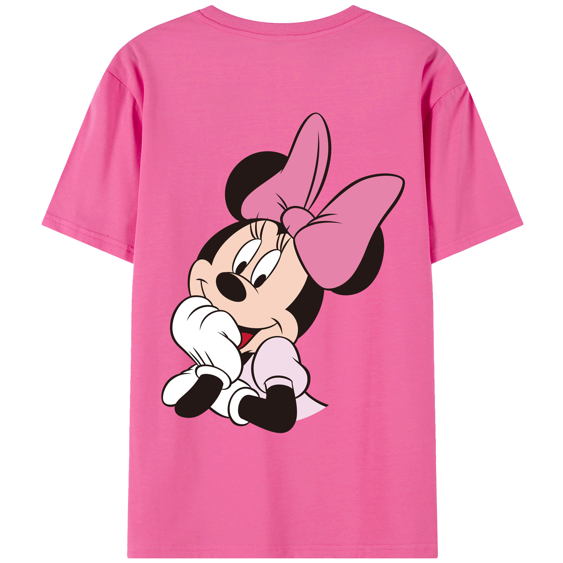 （画像用） ミッキーマウス Mickey Mouse レディース半袖Tシャツ(バックプリント)